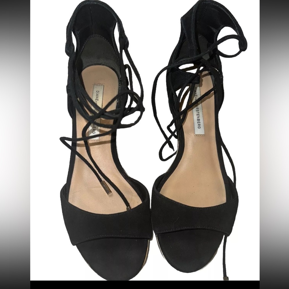 Diane von Furstenberg Black Shoes36 6 Heels